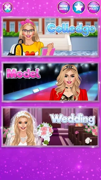 Скачать взлом Superstar Career: Dress Up  [МОД Unlocked] — полная версия apk на Андроид screen 4