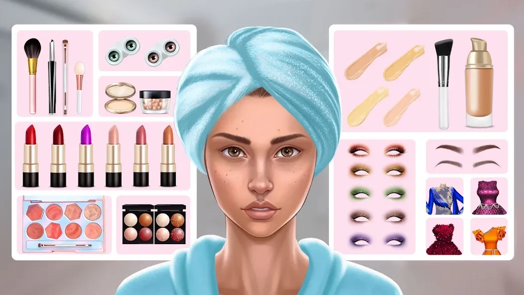 Скачать взлом DIY Makeup: Beauty Makeup Game  [МОД Много монет] — полная версия apk на Андроид screen 4