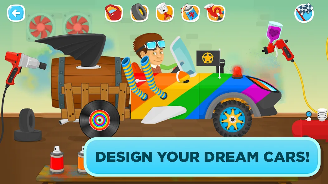 Взломанная Garage Master — games for kids  [МОД Menu] — стабильная версия apk на Андроид screen 3