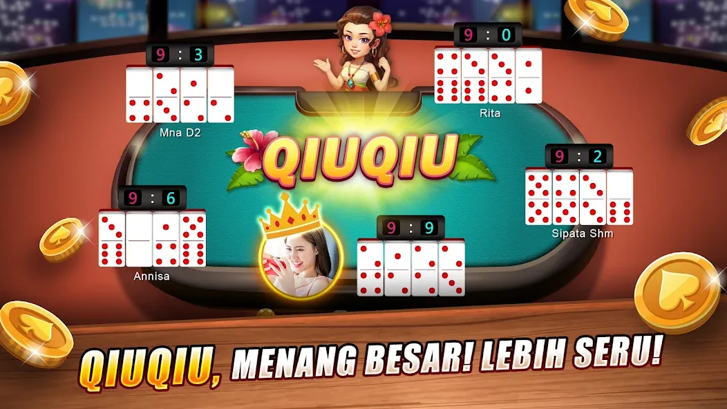 Взломанная LUXY Domino Gaple QiuQiu Poker (Лукси Домино Гапл Киукиу Покер)  [МОД Unlimited Money] — стабильная версия apk на Андроид screen 2