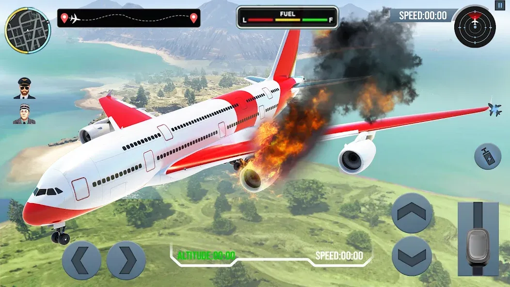 Скачать взлом Airplane Simulator Plane Games  [МОД Unlocked] — последняя версия apk на Андроид screen 4