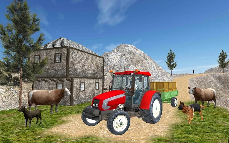 Скачать взлом Tractor Driver 3D Farming Sim (Тракторист 3D Симулятор Фермерства)  [МОД Unlimited Money] — стабильная версия apk на Андроид screen 1