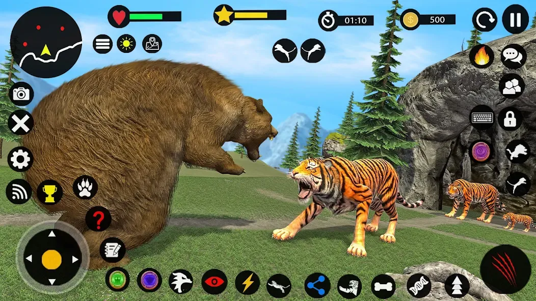 Взломанная Tiger Games: Tiger Sim Offline  [МОД Все открыто] — полная версия apk на Андроид screen 5