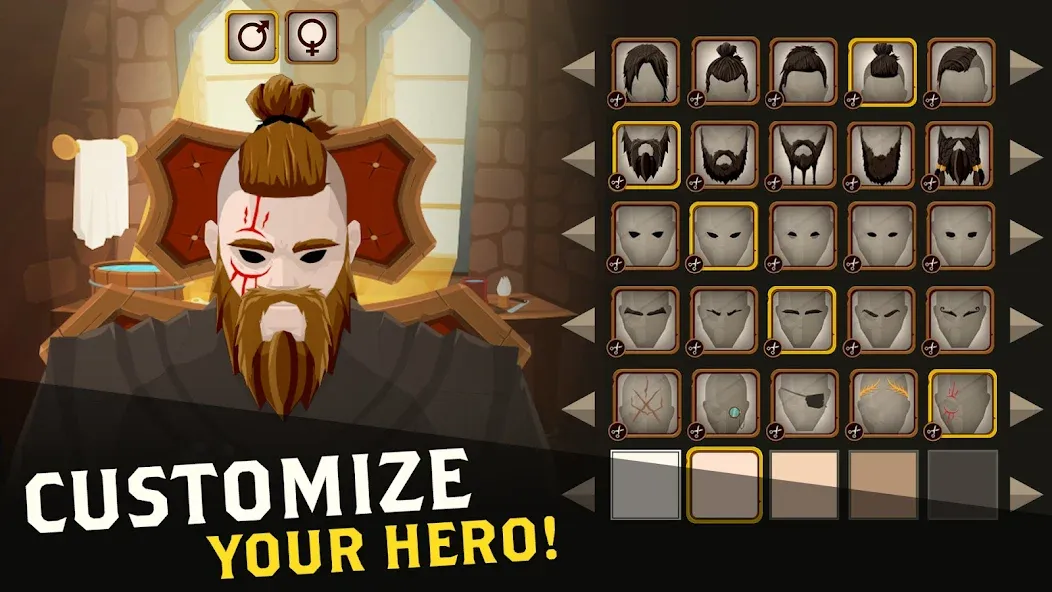 Взлом Questland: RPG Fantasy Game (Квестленд)  [МОД Unlimited Money] — полная версия apk на Андроид screen 1