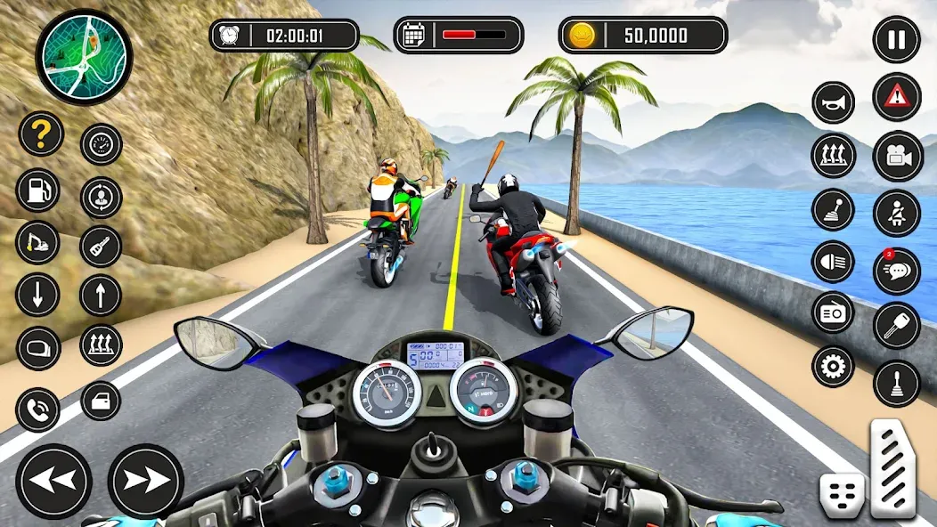 Взломанная Bike Racing Games — Bike Game (Байк Рейсинг Геймс)  [МОД Много монет] — последняя версия apk на Андроид screen 1