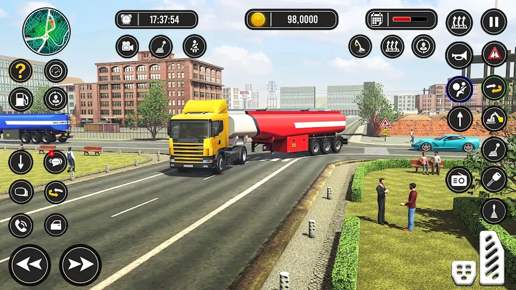 Скачать взломанную Truck Simulator — Truck Games (Трак Симулятор)  [МОД Бесконечные монеты] — стабильная версия apk на Андроид screen 4