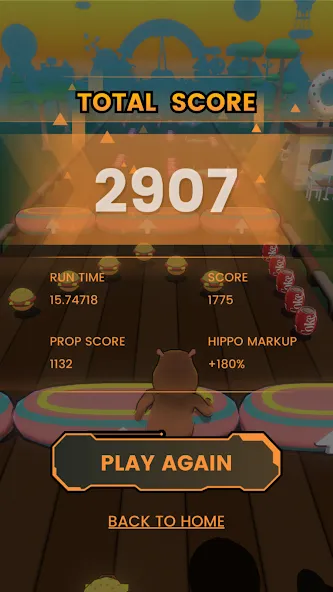 Скачать взломанную Hippo Dash (Хиппо Дэш)  [МОД Все открыто] — последняя версия apk на Андроид screen 4