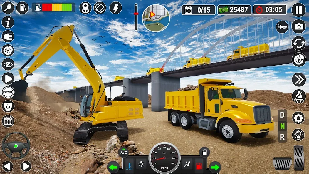 Скачать взлом Construction Games Simulator  [МОД Mega Pack] — последняя версия apk на Андроид screen 4