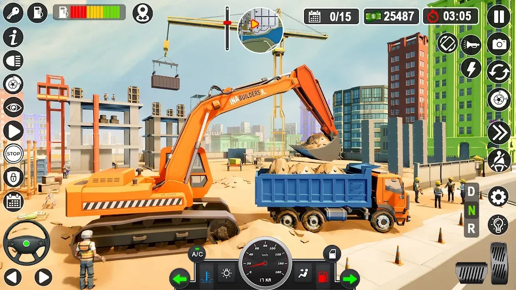 Скачать взлом Construction Games Simulator  [МОД Mega Pack] — последняя версия apk на Андроид screen 5