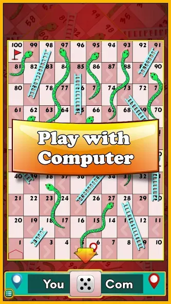 Взломанная Snakes and Ladders King (Снейкс энд Ладдерс Кинг)  [МОД Unlocked] — полная версия apk на Андроид screen 5