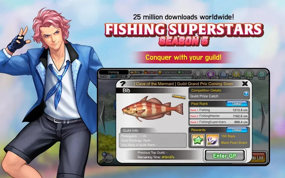 Взлом Fishing Superstars (Фишинг Суперзвезды)  [МОД Много денег] — полная версия apk на Андроид screen 2