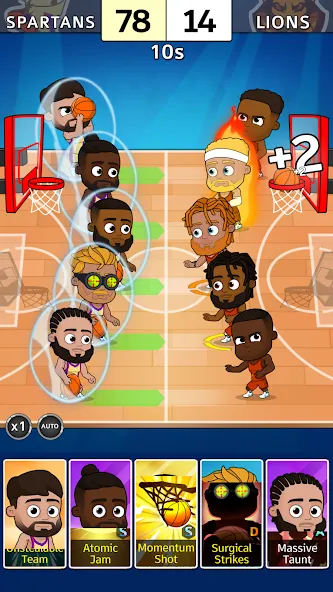 Скачать взлом Idle Five Basketball tycoon (Айдл Файв Баскетбольный тайкун)  [МОД Много монет] — последняя версия apk на Андроид screen 4