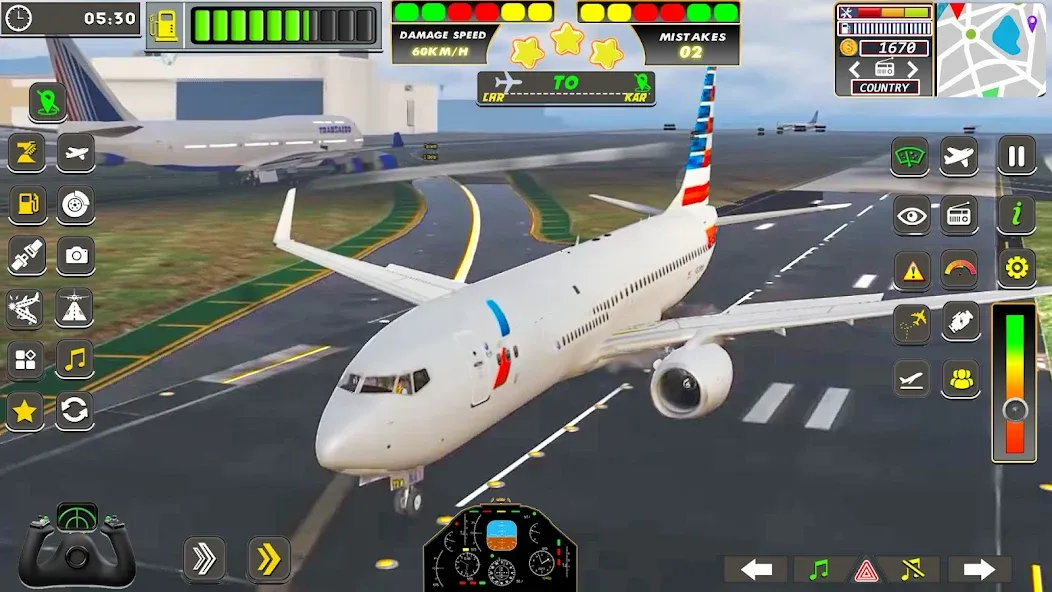 Взлом Real Flight Sim Airplane Games (Реал Флайт Сим Авиасимуляторы игры на самолеты)  [МОД Unlocked] — полная версия apk на Андроид screen 1