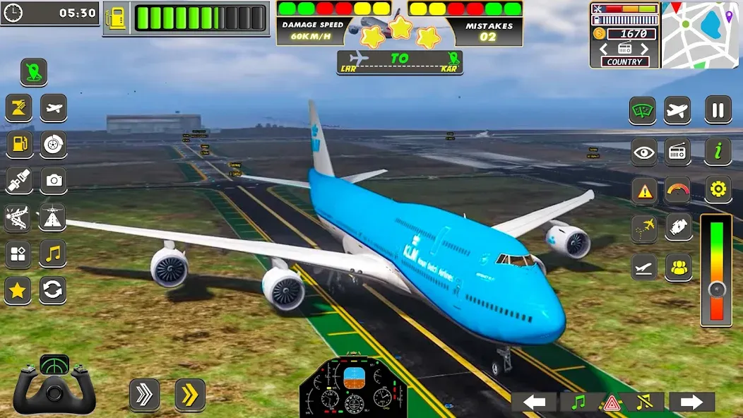 Взлом Real Flight Sim Airplane Games (Реал Флайт Сим Авиасимуляторы игры на самолеты)  [МОД Unlocked] — полная версия apk на Андроид screen 2