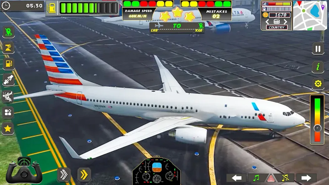 Взлом Real Flight Sim Airplane Games (Реал Флайт Сим Авиасимуляторы игры на самолеты)  [МОД Unlocked] — полная версия apk на Андроид screen 5