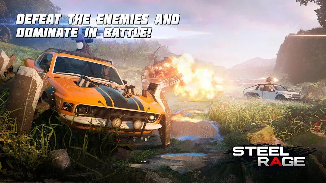 Взлом Steel Rage: Mech Cars PvP War (Стил Рейдж)  [МОД Много монет] — последняя версия apk на Андроид screen 2