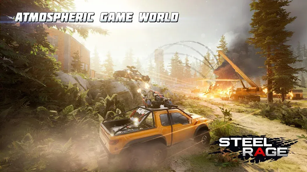 Взлом Steel Rage: Mech Cars PvP War (Стил Рейдж)  [МОД Много монет] — последняя версия apk на Андроид screen 3