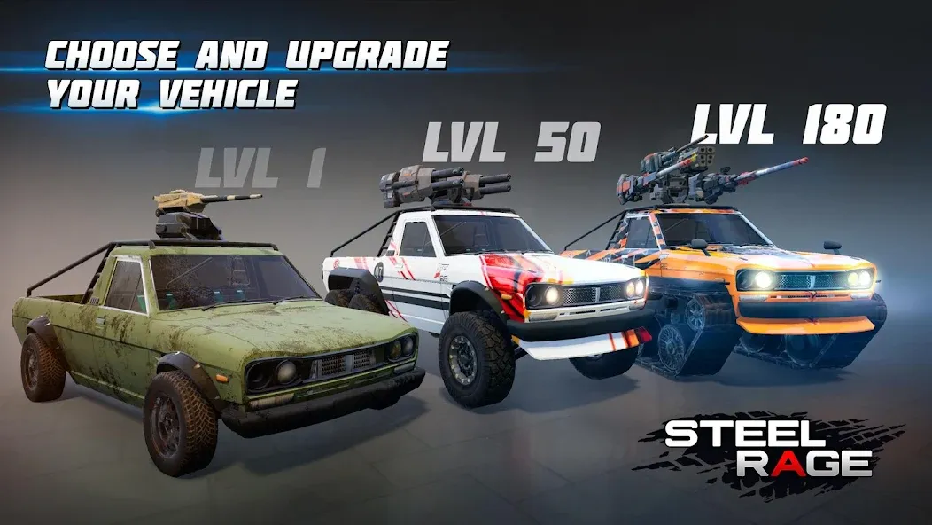 Взлом Steel Rage: Mech Cars PvP War (Стил Рейдж)  [МОД Много монет] — последняя версия apk на Андроид screen 4