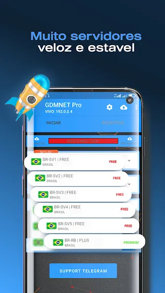 Скачать взломанную GDMNET Pro — Client VPN — SSH (ГДМНЕТ Про)  [МОД Menu] — стабильная версия apk на Андроид screen 2