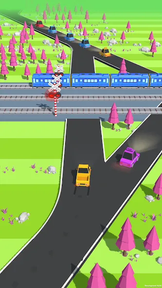 Скачать взлом Traffic Run!: Driving Game  [МОД Много монет] — последняя версия apk на Андроид screen 1