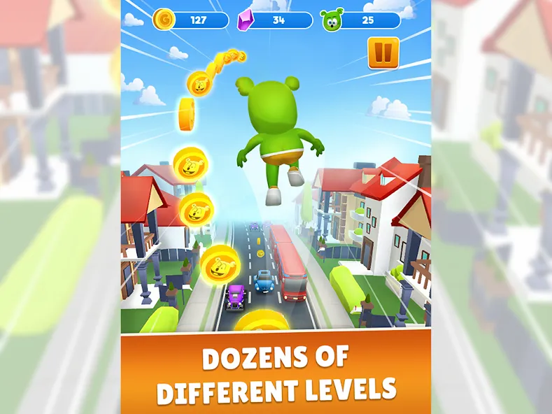 Взлом Gummy Bear Run: Running Games (Гамми Бер Ран)  [МОД Много монет] — последняя версия apk на Андроид screen 5