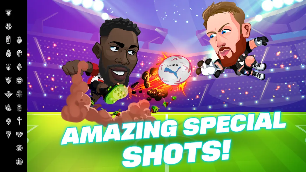 Скачать взломанную LALIGA Head Football 23 SOCCER (Хед Футбол)  [МОД Mega Pack] — полная версия apk на Андроид screen 2