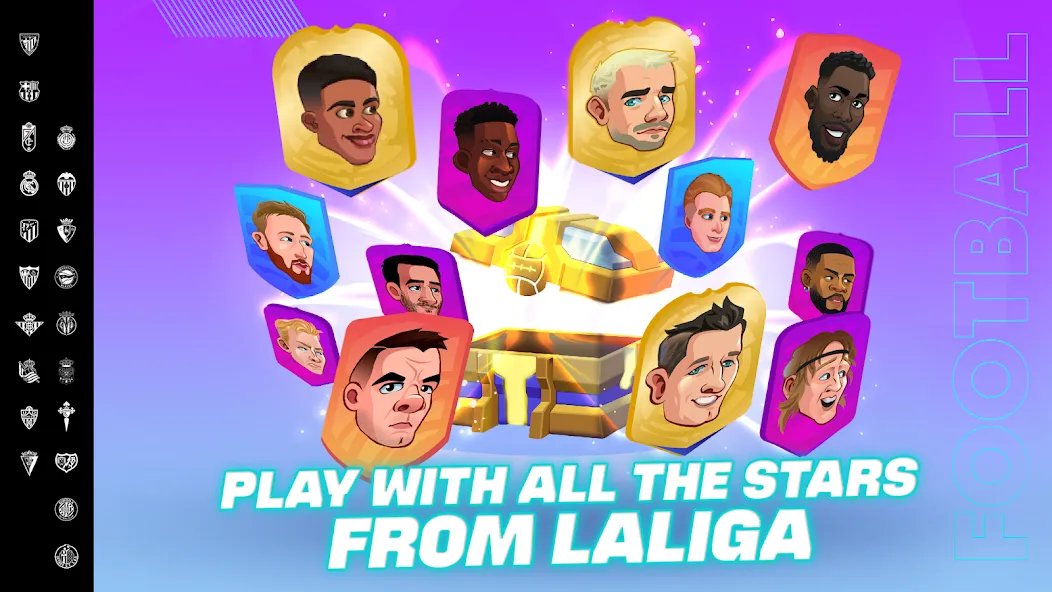 Скачать взломанную LALIGA Head Football 23 SOCCER (Хед Футбол)  [МОД Mega Pack] — полная версия apk на Андроид screen 4