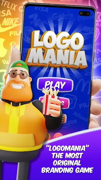 Взлом Logomania — Logo Quiz Original (Логомания 1)  [МОД Menu] — стабильная версия apk на Андроид screen 1