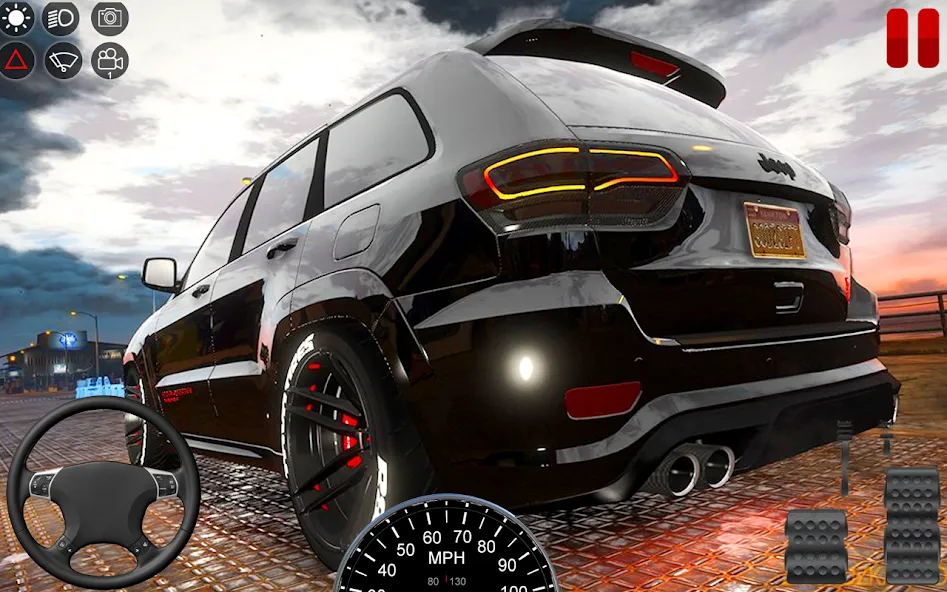 Взлом US Prado Car Games Simulator  [МОД Много денег] — последняя версия apk на Андроид screen 1