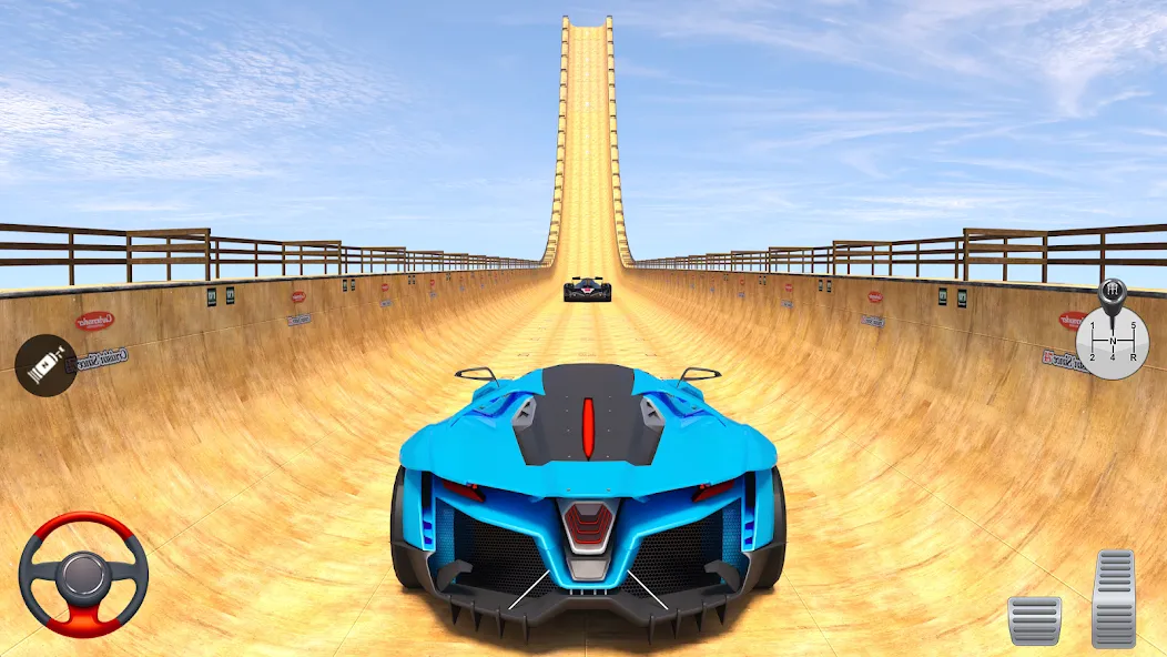 Скачать взлом Superhero Car: Mega Ramp Games (Рамп Кар Гейм)  [МОД Menu] — стабильная версия apk на Андроид screen 4