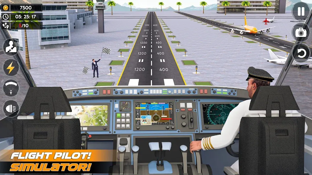 Скачать взлом Airplane Flight Simulator 2023  [МОД Unlocked] — последняя версия apk на Андроид screen 2