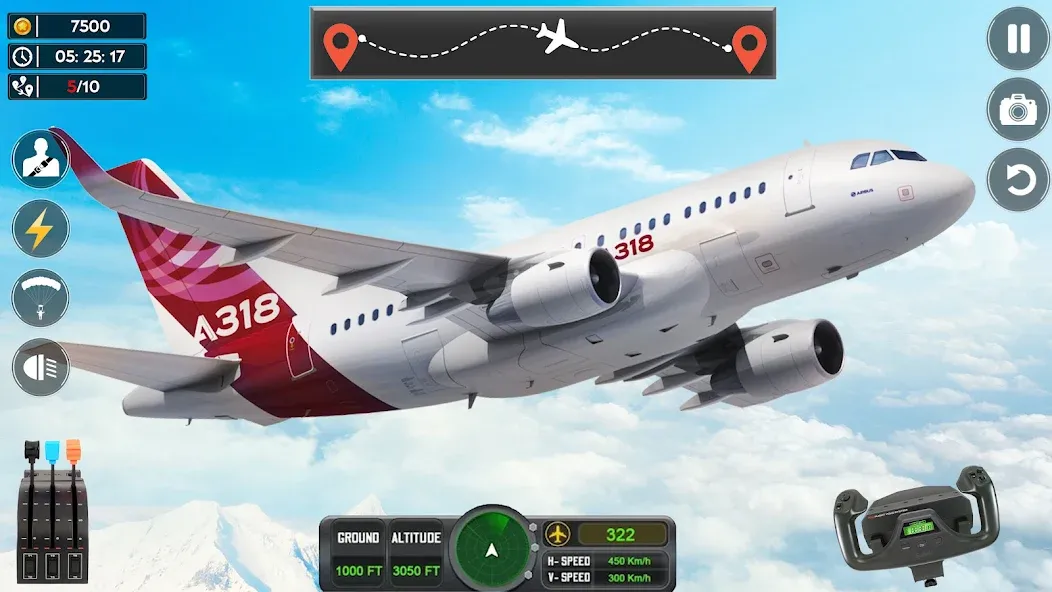 Скачать взлом Airplane Flight Simulator 2023  [МОД Unlocked] — последняя версия apk на Андроид screen 4