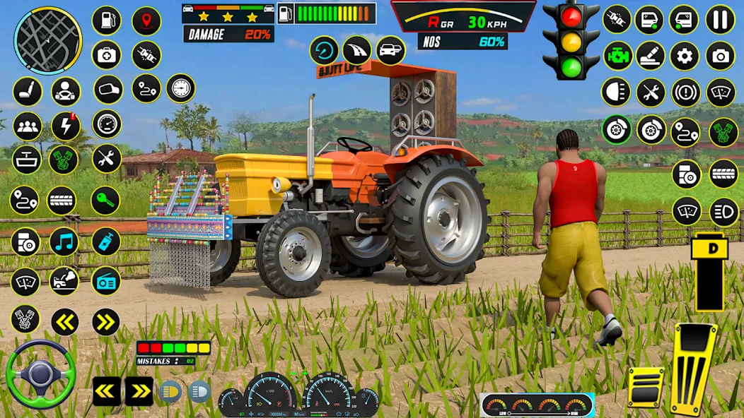 Взломанная Farming Tractor Game Simulator (Фарминг Трактор Игра Симулятор)  [МОД Бесконечные монеты] — последняя версия apk на Андроид screen 2