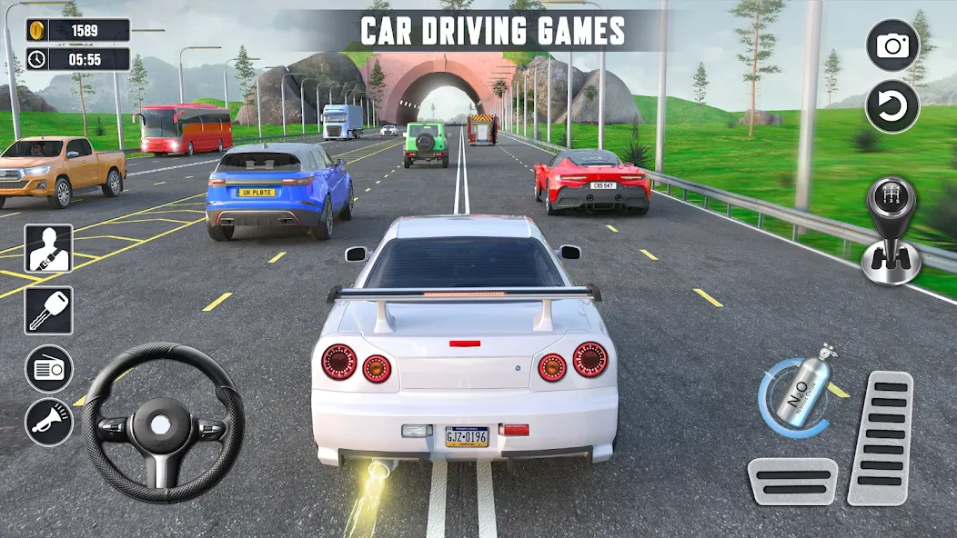 Взлом Real Highway Car Racing Games  [МОД Unlimited Money] — полная версия apk на Андроид screen 1