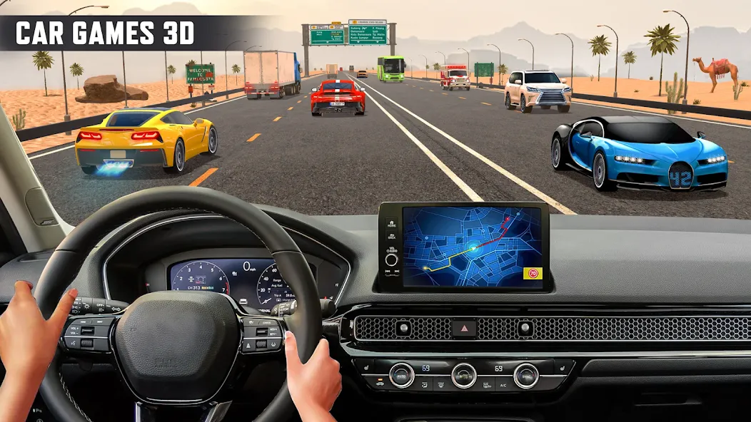 Взлом Real Highway Car Racing Games  [МОД Unlimited Money] — полная версия apk на Андроид screen 4