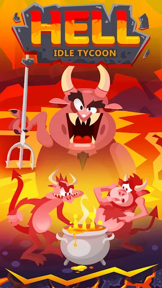 Взлом Hell: Idle Evil Tycoon Sim (Хелл)  [МОД Много монет] — последняя версия apk на Андроид screen 5