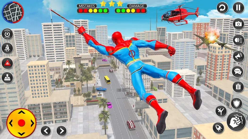 Скачать взломанную Spider Rope Hero Spider Games  [МОД Меню] — последняя версия apk на Андроид screen 1