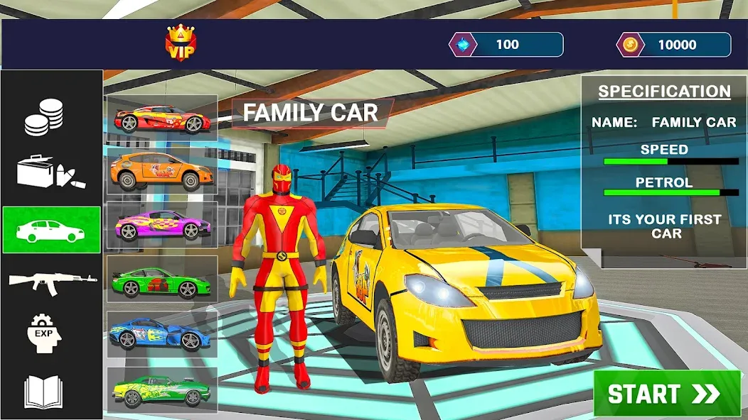 Скачать взлом Rope Hero Spider Fighting Game  [МОД Много денег] — полная версия apk на Андроид screen 5