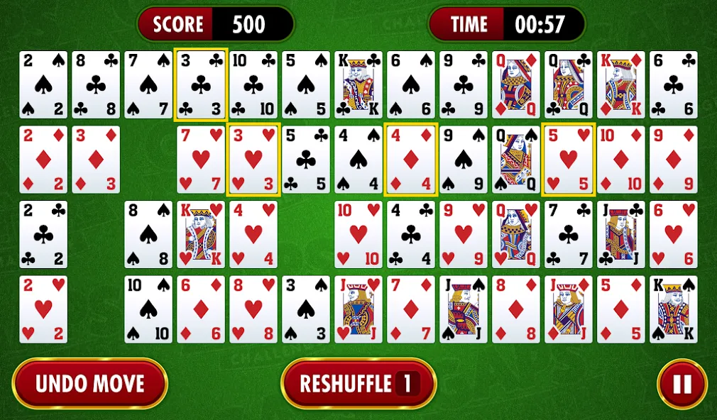 Взлом Gaps Solitaire Challenge (Гапс Солитер Челлендж)  [МОД Unlocked] — стабильная версия apk на Андроид screen 1