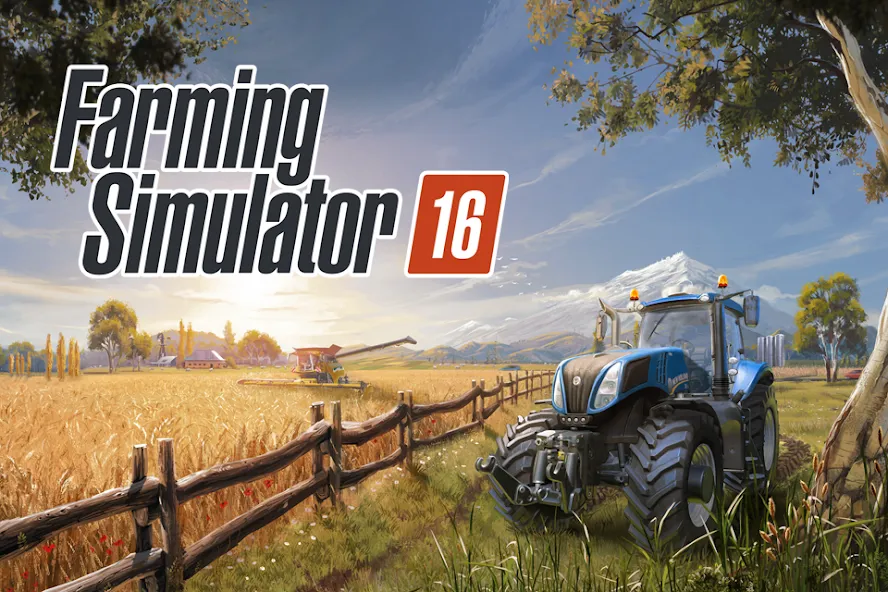 Взлом Farming Simulator 16 (Фарминг Симулятор 16)  [МОД Много монет] — полная версия apk на Андроид screen 1