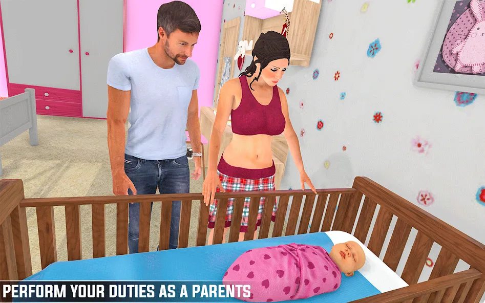 Взлом Pregnant Games Mommy Simulator  [МОД Unlocked] — стабильная версия apk на Андроид screen 1