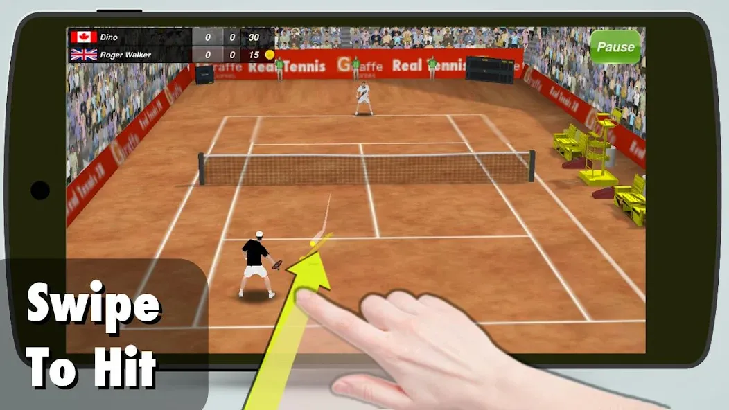 Взломанная Tennis Champion 3D — Online Sp  [МОД Menu] — стабильная версия apk на Андроид screen 1