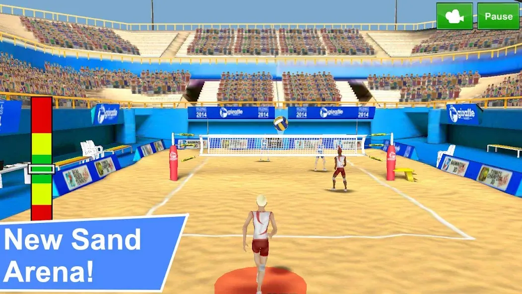 Скачать взлом Volleyball Champions 3D — Onli  [МОД Unlimited Money] — стабильная версия apk на Андроид screen 1