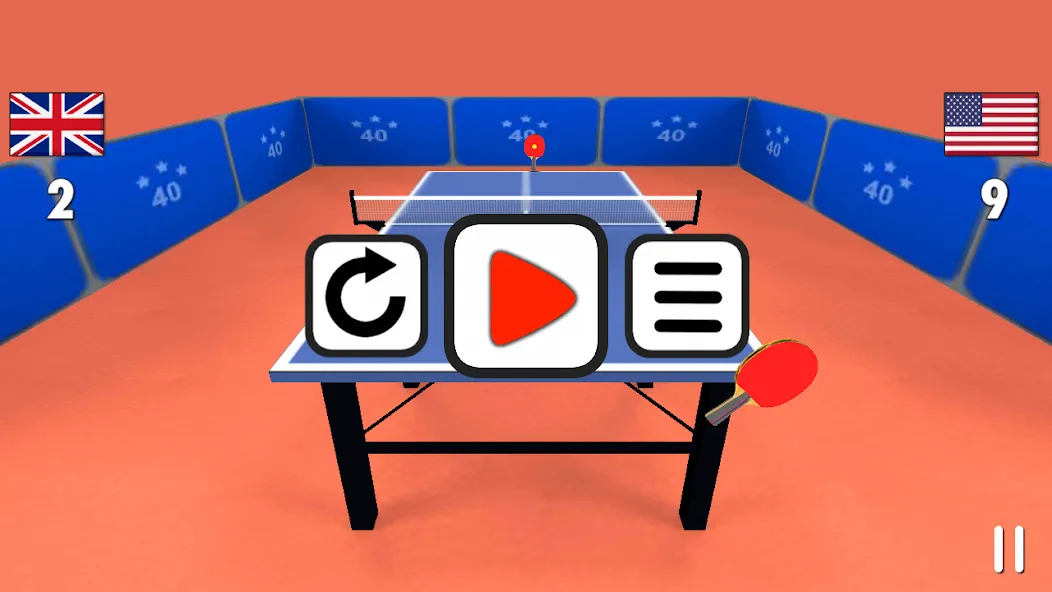 Скачать взломанную Table Tennis 3D  [МОД Меню] — последняя версия apk на Андроид screen 4