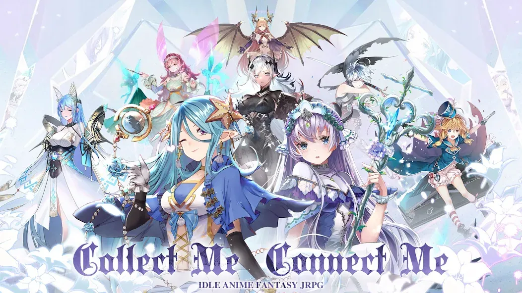 Взлом Girls' Connect: Idle RPG  [МОД Бесконечные монеты] — последняя версия apk на Андроид screen 1