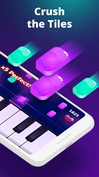 Скачать взлом Piano — Play & Learn Music (Пиано)  [МОД Бесконечные монеты] — последняя версия apk на Андроид screen 2