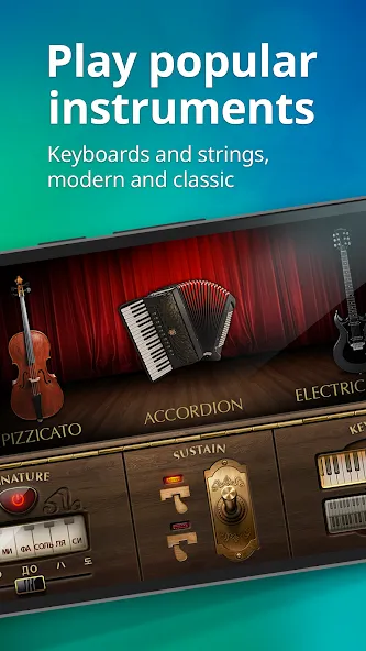 Скачать взлом Piano — Music Keyboard & Tiles  [МОД Бесконечные деньги] — последняя версия apk на Андроид screen 4