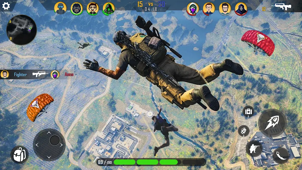 Взлом Fps Shooting Gun War: Gun Game  [МОД Меню] — полная версия apk на Андроид screen 1