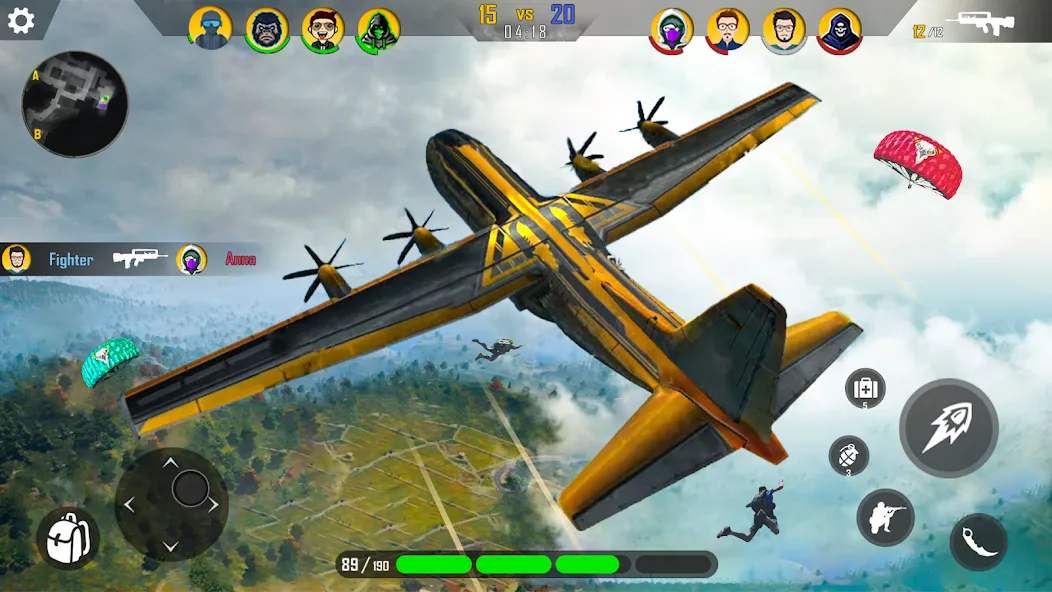 Взлом Fps Shooting Gun War: Gun Game  [МОД Меню] — полная версия apk на Андроид screen 2