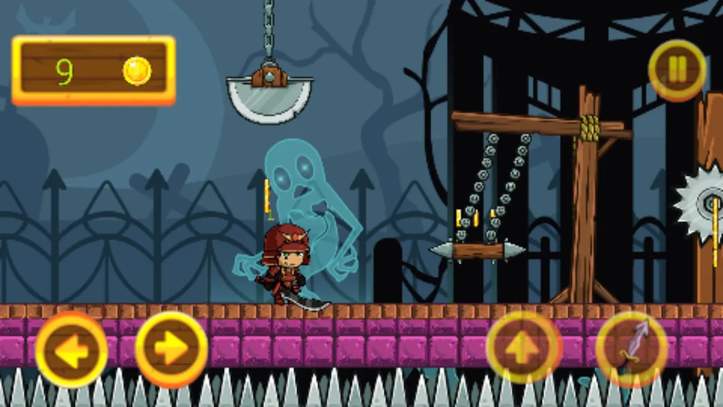 Взлом samurai adventure (самурайские приключения)  [МОД Menu] — полная версия apk на Андроид screen 4